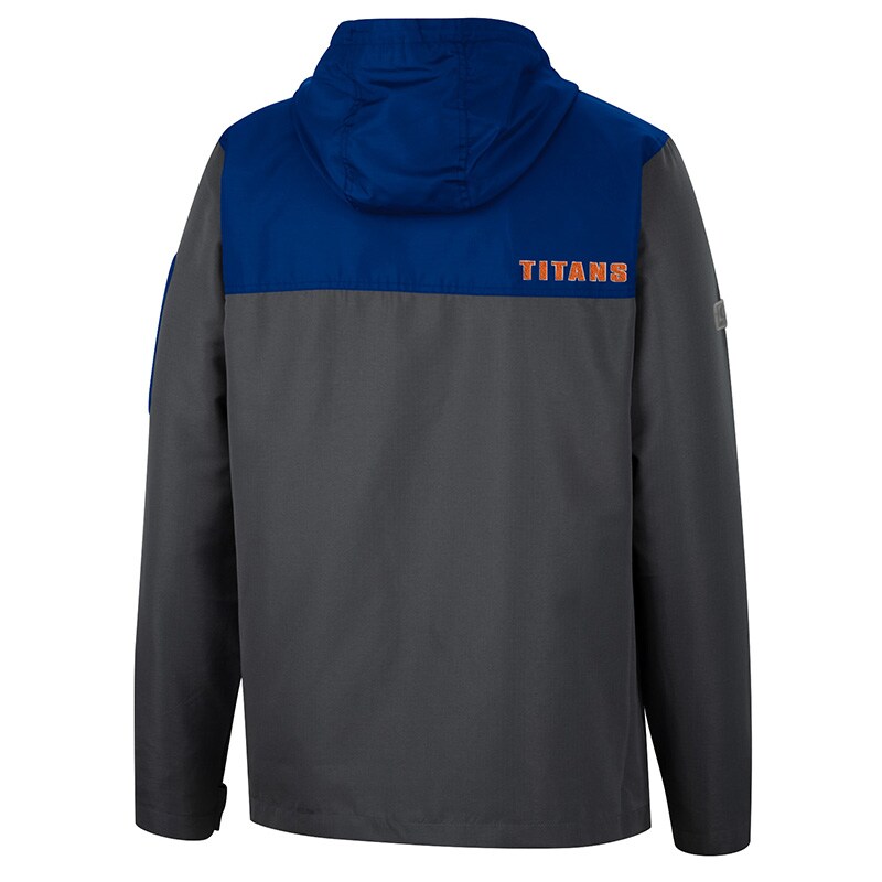 Colosseum CSUF Windbreaker Jacket - Charcoal - Back